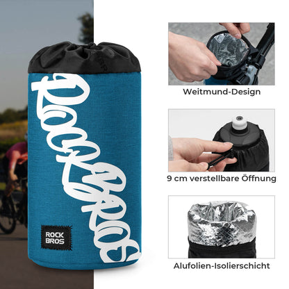 Fahrrad Lenkertasche Mini 1L für Trinkflaschen Ø9 cm - Fahrradtaschen ROCKBROS - EU - NooMii