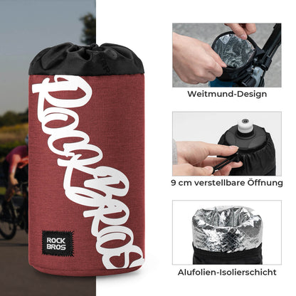 Fahrrad Lenkertasche Mini 1L für Trinkflaschen Ø9 cm - Fahrradtaschen ROCKBROS - EU - NooMii