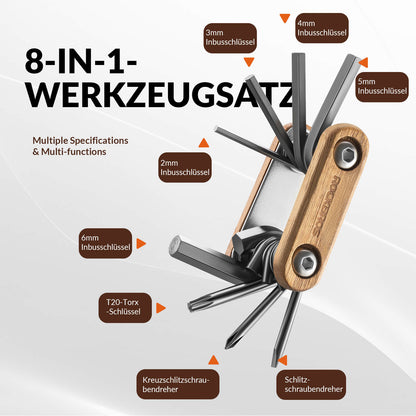 Fahrrad Multifunktionswerkzeug 8 in 1 Reparaturset - Werkzeuge ROCKBROS - EU - NooMii
