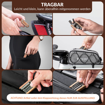 Fahrrad Multifunktionswerkzeug 8 in 1 Reparaturset - Werkzeuge ROCKBROS - EU - NooMii