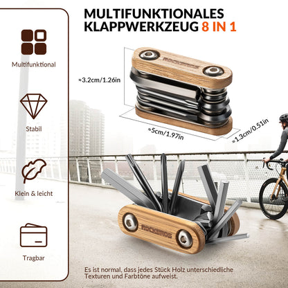Fahrrad Multifunktionswerkzeug 8 in 1 Reparaturset - Werkzeuge ROCKBROS - EU - NooMii