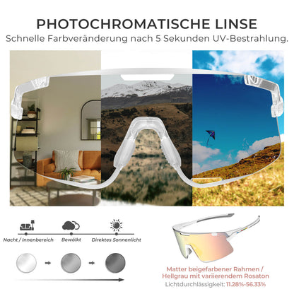 Fahrradbrille Drei - Gläser Konfigurationssystem - BOUNDLESS Serie - Fahrradbrille ROCKBROS - EU - NooMii