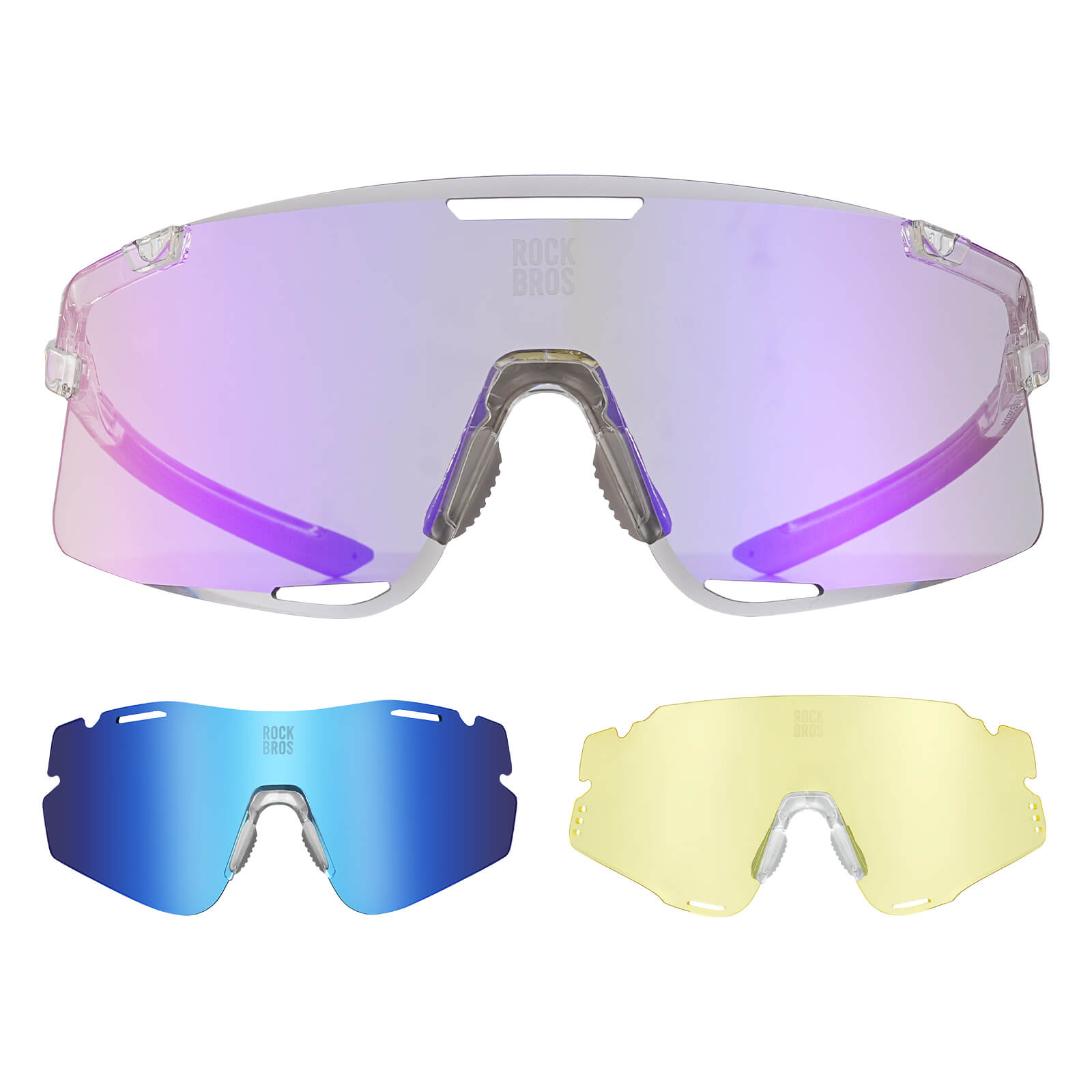 Fahrradbrille Drei - Gläser Konfigurationssystem - BOUNDLESS Serie - Fahrradbrille ROCKBROS - EU - NooMii