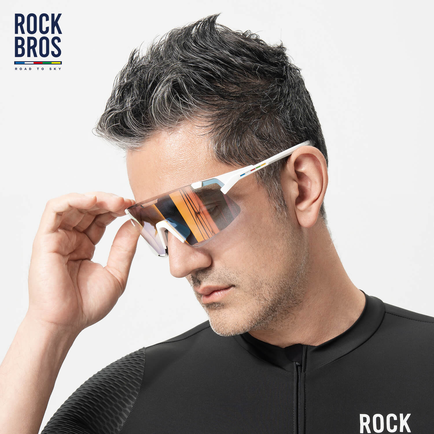 Fahrradbrille Drei - Gläser Konfigurationssystem - BOUNDLESS Serie - Fahrradbrille ROCKBROS - EU - NooMii
