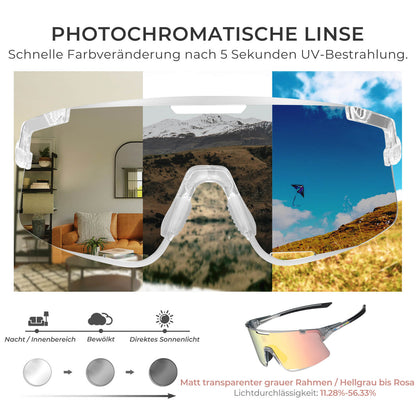 Fahrradbrille Drei - Gläser Konfigurationssystem - BOUNDLESS Serie - Fahrradbrille ROCKBROS - EU - NooMii