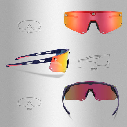 Fahrradbrille Polarisiert Magnetische Haftung Herren/Damen - Fahrradbrille ROCKBROS - EU - NooMii