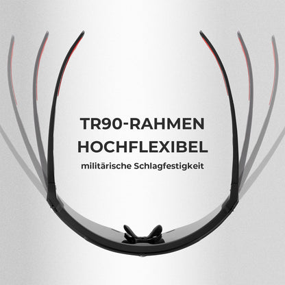 Fahrradbrille Polarisiert Magnetische Haftung Herren/Damen - Fahrradbrille ROCKBROS - EU - NooMii