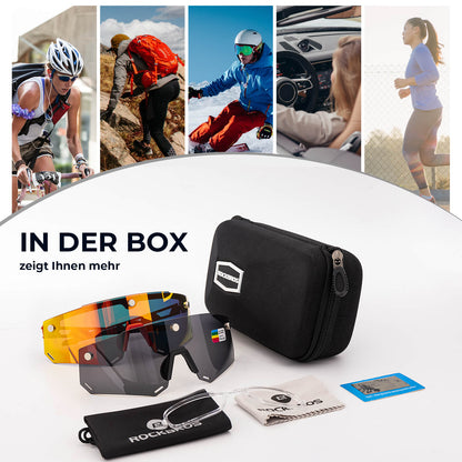 Fahrradbrille Polarisiert Magnetische Haftung Herren/Damen - Fahrradbrille ROCKBROS - EU - NooMii