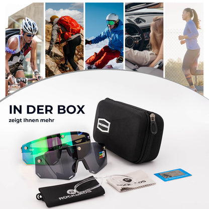 Fahrradbrille Polarisiert Magnetische Haftung Herren/Damen - Fahrradbrille ROCKBROS - EU - NooMii