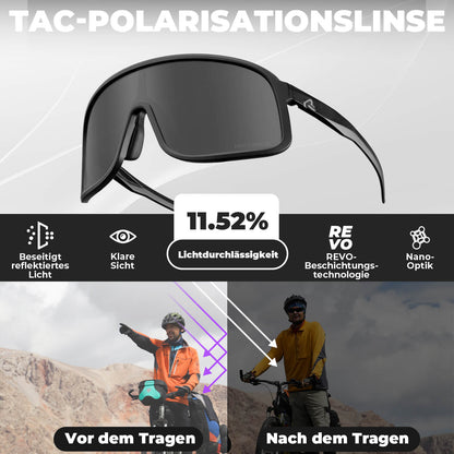 Fahrradbrille Polarisiert Sonnenbrille UV400 - Schutz – SHOWDOW Serie - Fahrradbrille ROCKBROS - EU - NooMii