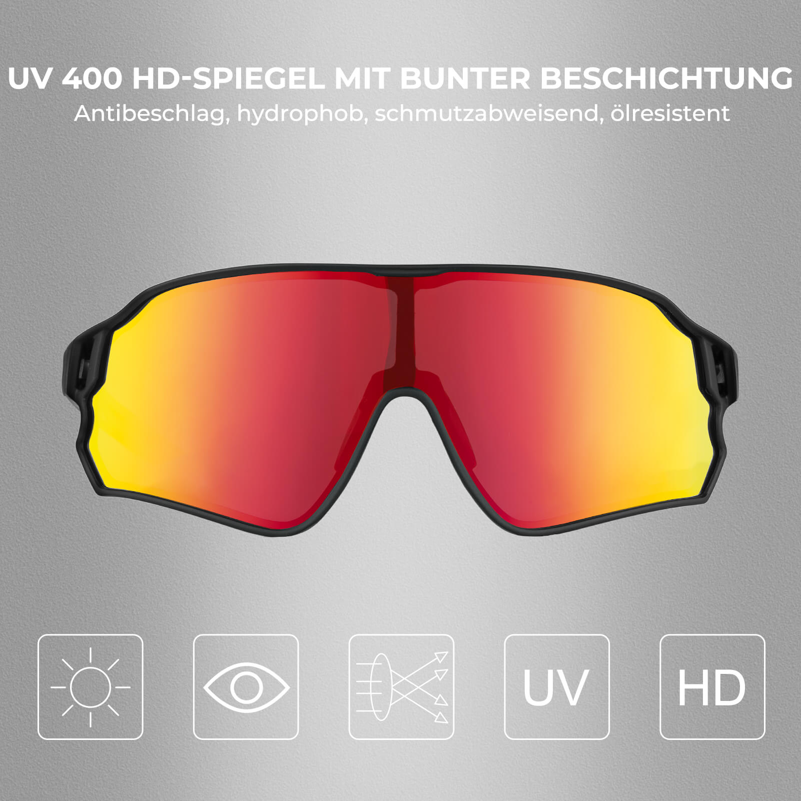 Fahrradbrille Polarisiert UV400 Schutz Ultraleicht - Fahrradbrille ROCKBROS - EU - NooMii