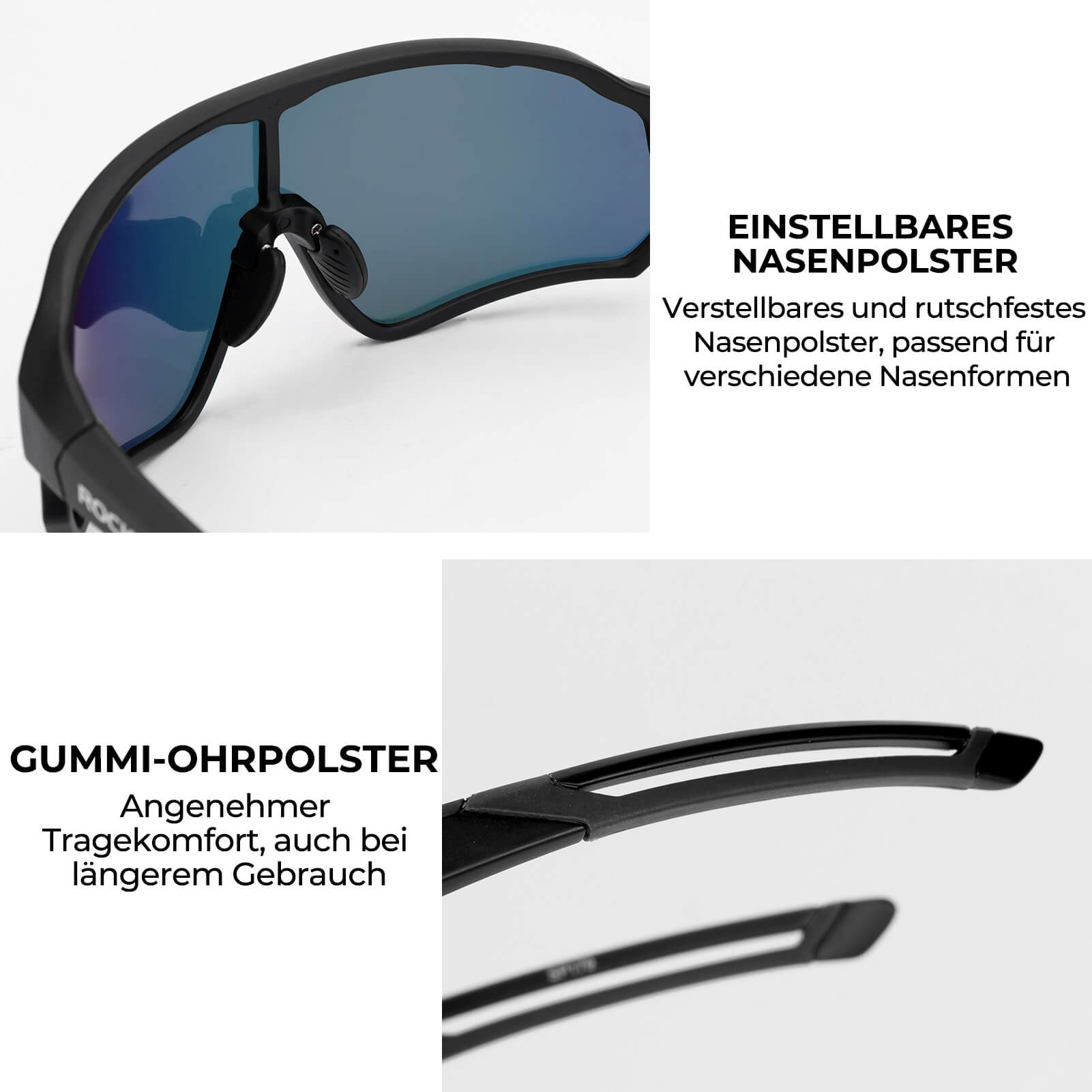 Fahrradbrille Polarisiert UV400 Schutz Ultraleicht - Fahrradbrille ROCKBROS - EU - NooMii