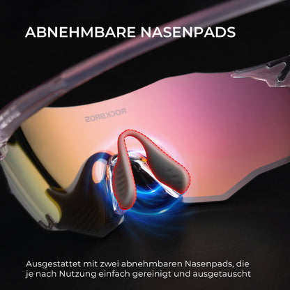 Fahrradbrille Selbsttönend UV400 - Schutz Ohne Rahmen - SWIFT - Fahrradbrille ROCKBROS - EU - NooMii