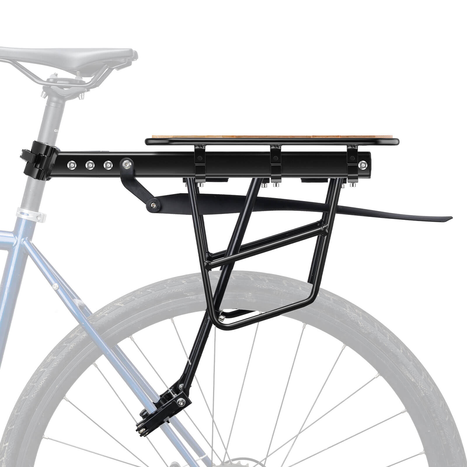 Fahrradgepäckträger mit Schutzblech Montage ohne Bohren 26 - 29 Zoll - Fahrradgepäckträger ROCKBROS - EU - NooMii