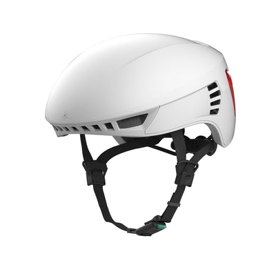 fahrradhelm rennrad weiß CRNK Genetic Alpha – LED Rennradhelm