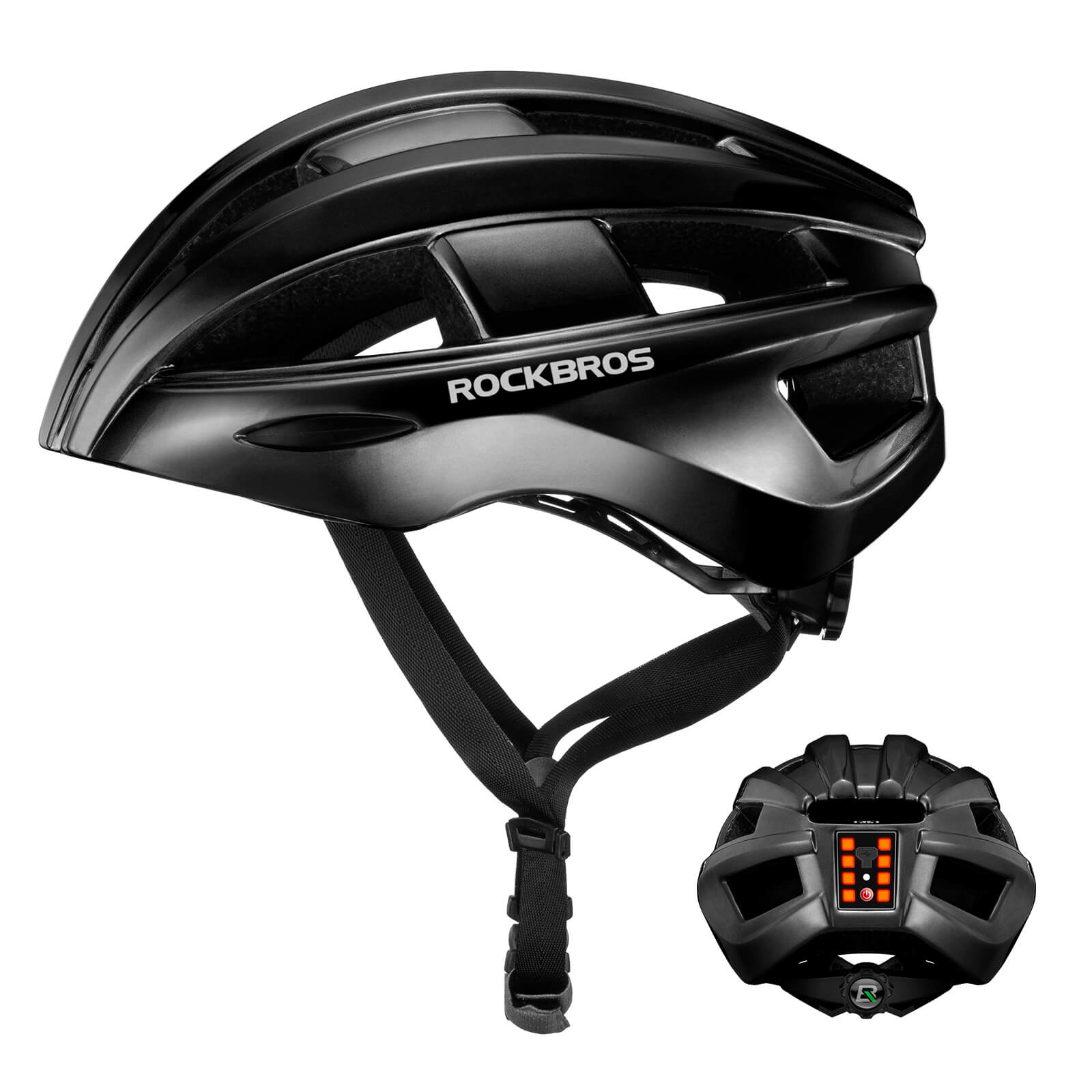 Fahrradhelm mit Rücklicht 55 - 60cm - Fahrradhelme ROCKBROS - EU - NooMii