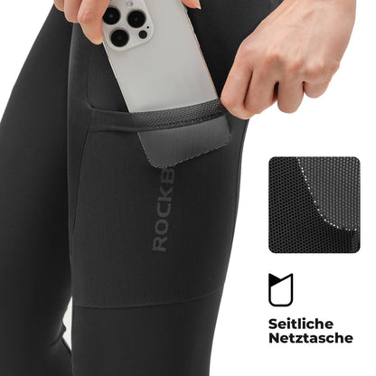 Fahrradhose Lange Radlerhose Gepolstert Atmungsaktiv Damen - Fahrradhose ROCKBROS - EU - NooMii