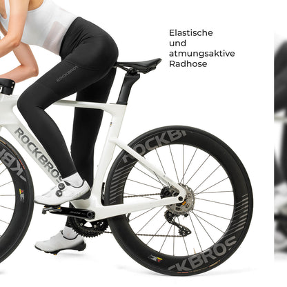 Fahrradhose Lange Radlerhose Gepolstert Atmungsaktiv Damen - Fahrradhose ROCKBROS - EU - NooMii