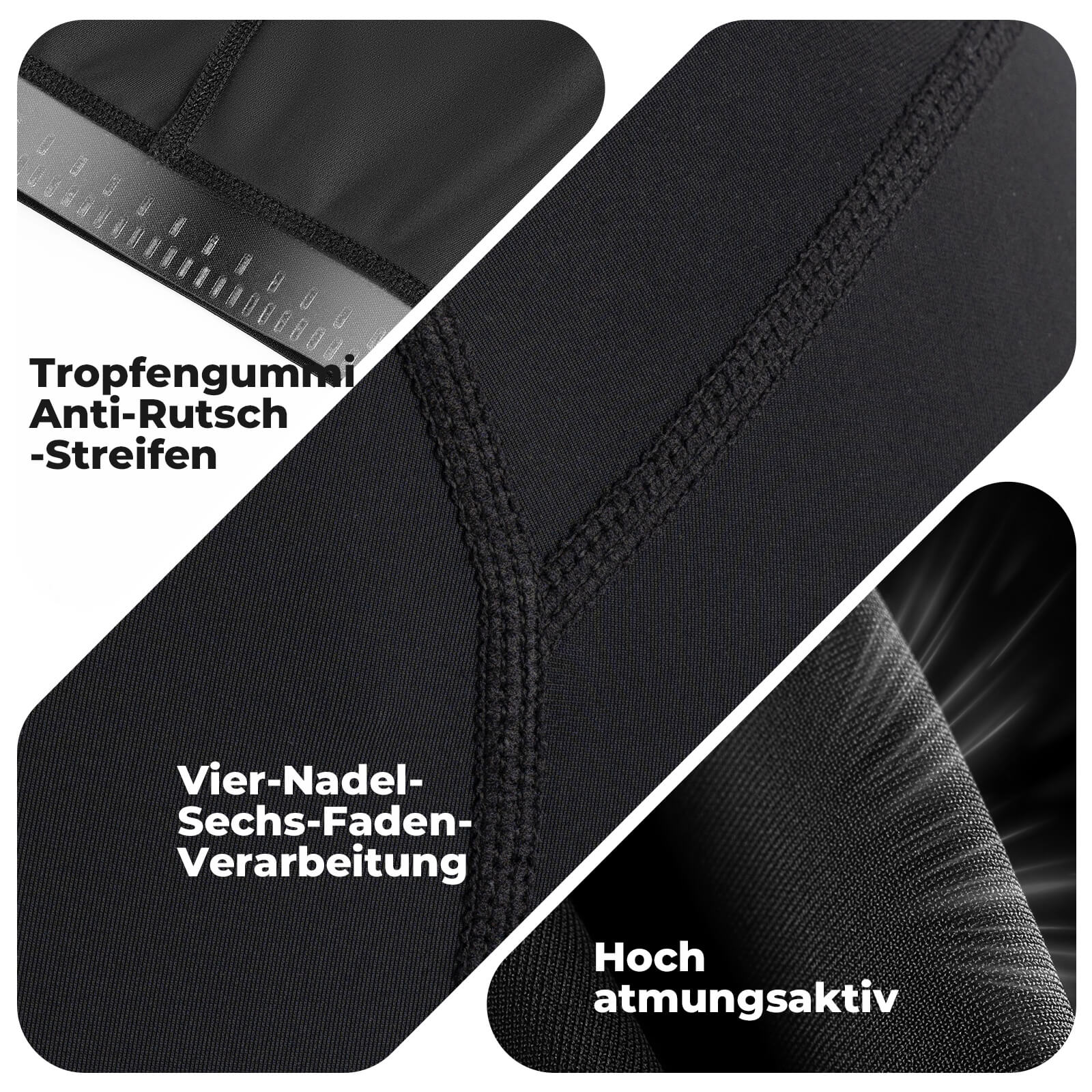 Fahrradhose mit Sitzpolster Herren - Fahrradhose ROCKBROS - EU - NooMii