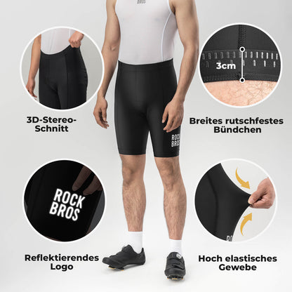 Fahrradhose mit Sitzpolster Herren - Fahrradhose ROCKBROS - EU - NooMii