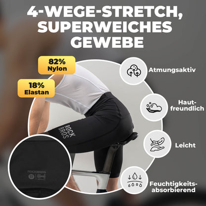 Fahrradhose mit Sitzpolster Herren - Fahrradhose ROCKBROS - EU - NooMii