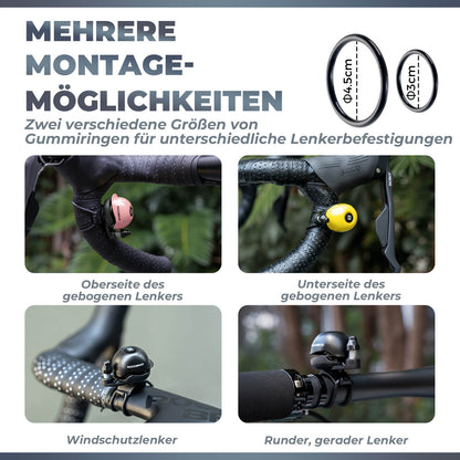 Fahrradklingel 360 - Grad - Drehung für 22 - 34mm Lenker - Fahrradklingel ROCKBROS - EU - NooMii
