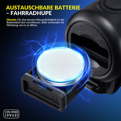 Fahrradklingel Elektrisch 120dB Ton IPX4 Wasserschutz Kinder/Erwachsene - Fahrradklingel ROCKBROS - EU - NooMii