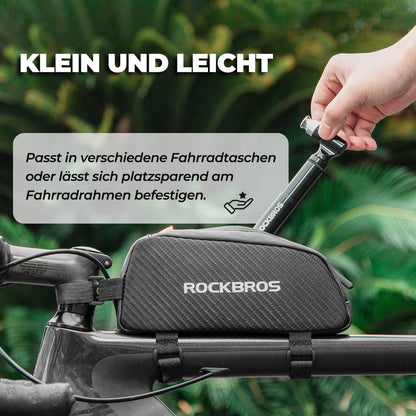 Fahrradpumpe 130PSI Tragbar mit Halterung Presta & Schrader Ventile - Fahrrad Luftpumpen ROCKBROS - EU - NooMii