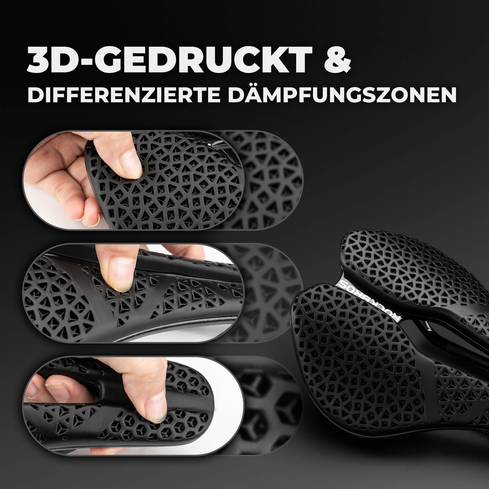 Fahrradsattel Wasserdicht Ergonomischer für MTB, Gravel, E - Bikes - Fahrradsattel ROCKBROS - EU - NooMii