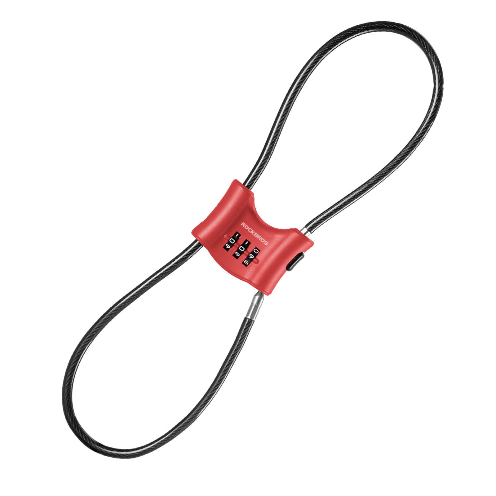 Fahrradschloss mit 5,5 mm Stahlkabel Doppelring - Fahrradschloss ROCKBROS - EU - NooMii