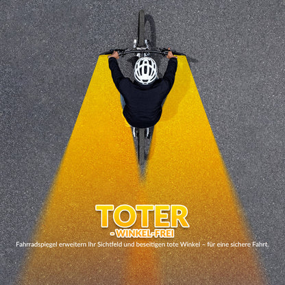 Fahrradspiegel Rückspiegel 360 ° Verstellbarer für Lenker 21 - 26mm - Fahrradspiegel ROCKBROS - EU - NooMii