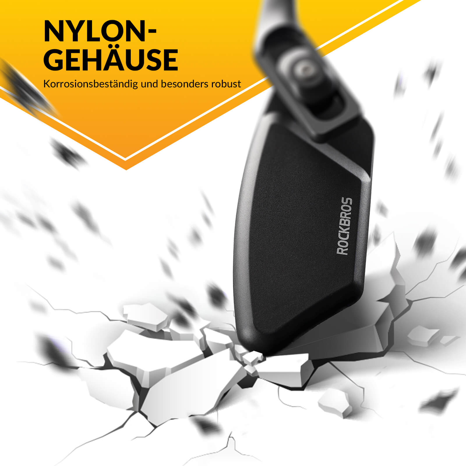 Fahrradspiegel Rückspiegel 360 ° Verstellbarer für Lenker 21 - 26mm - Fahrradspiegel ROCKBROS - EU - NooMii