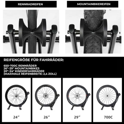 Fahrradständer Fahrrad Faltbar aus Kohlenstoffstahl für 24 - 27,5” - Fahrradständer ROCKBROS - EU - NooMii