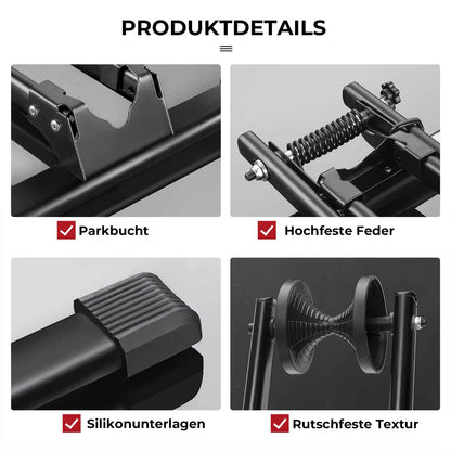 Fahrradständer Fahrrad Faltbar aus Kohlenstoffstahl für 24 - 27,5” - Fahrradständer ROCKBROS - EU - NooMii