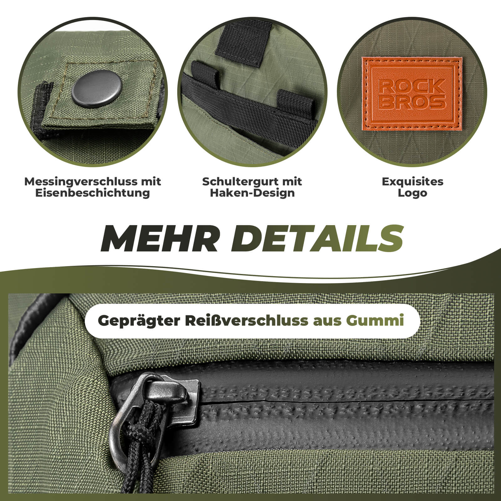 Fahrradtasche Lenkertasche für Brompton 10L+1.5L - Fahrradtaschen ROCKBROS - EU - NooMii