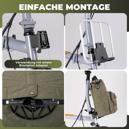 Fahrradtasche Lenkertasche für Brompton 10L+1.5L - Fahrradtaschen ROCKBROS - EU - NooMii