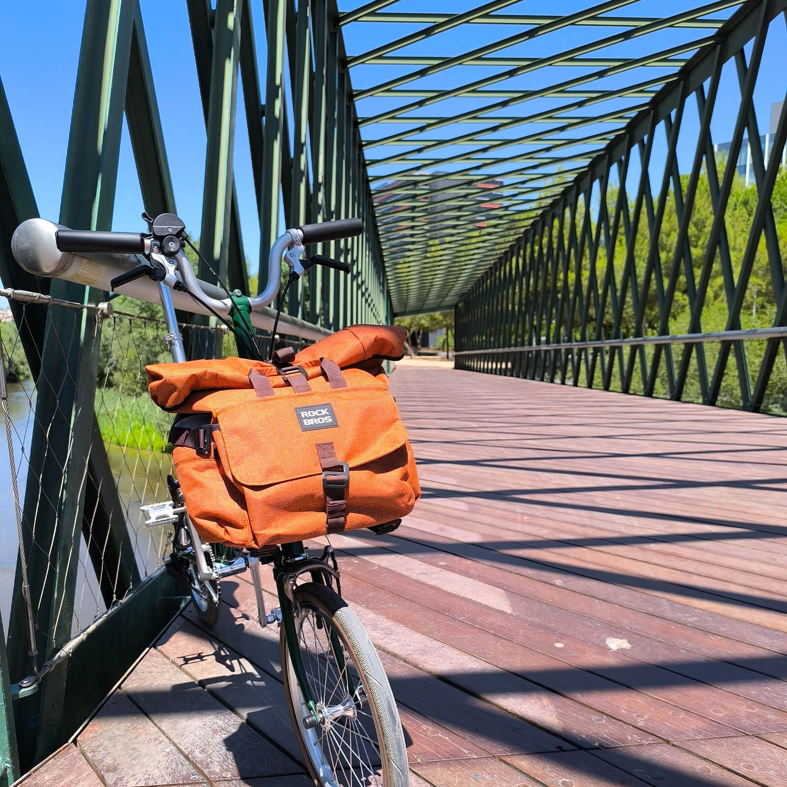 Fahrradtasche Lenkertasche für Brompton 15L+1,8L - Fahrradtaschen ROCKBROS - EU - NooMii