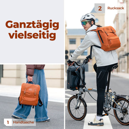 Fahrradtasche Lenkertasche für Brompton Rucksack 7.7L+0.6L - Fahrradtaschen ROCKBROS - EU - NooMii