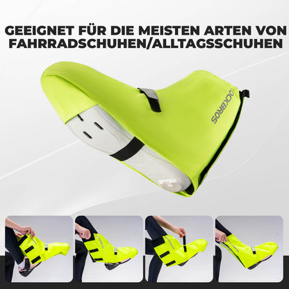 Fahrradüberschuhe Reflektierend Wasserdicht mit Klettverschluss - Fahrrad Überschuhe ROCKBROS - EU - NooMii