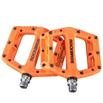 Flat Fahrradpedale Rutschfest mit Reflektorstreifen - Fahrradpedale ROCKBROS - EU - NooMii