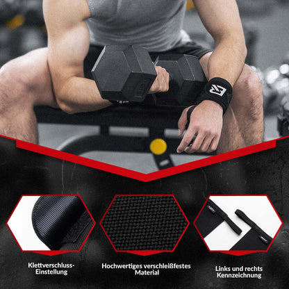 Handgelenkbandage 1 Paar Atmungsaktive Zughilfen für Training & Fitness - Reflektorbänder ROCKBROS - EU - NooMii