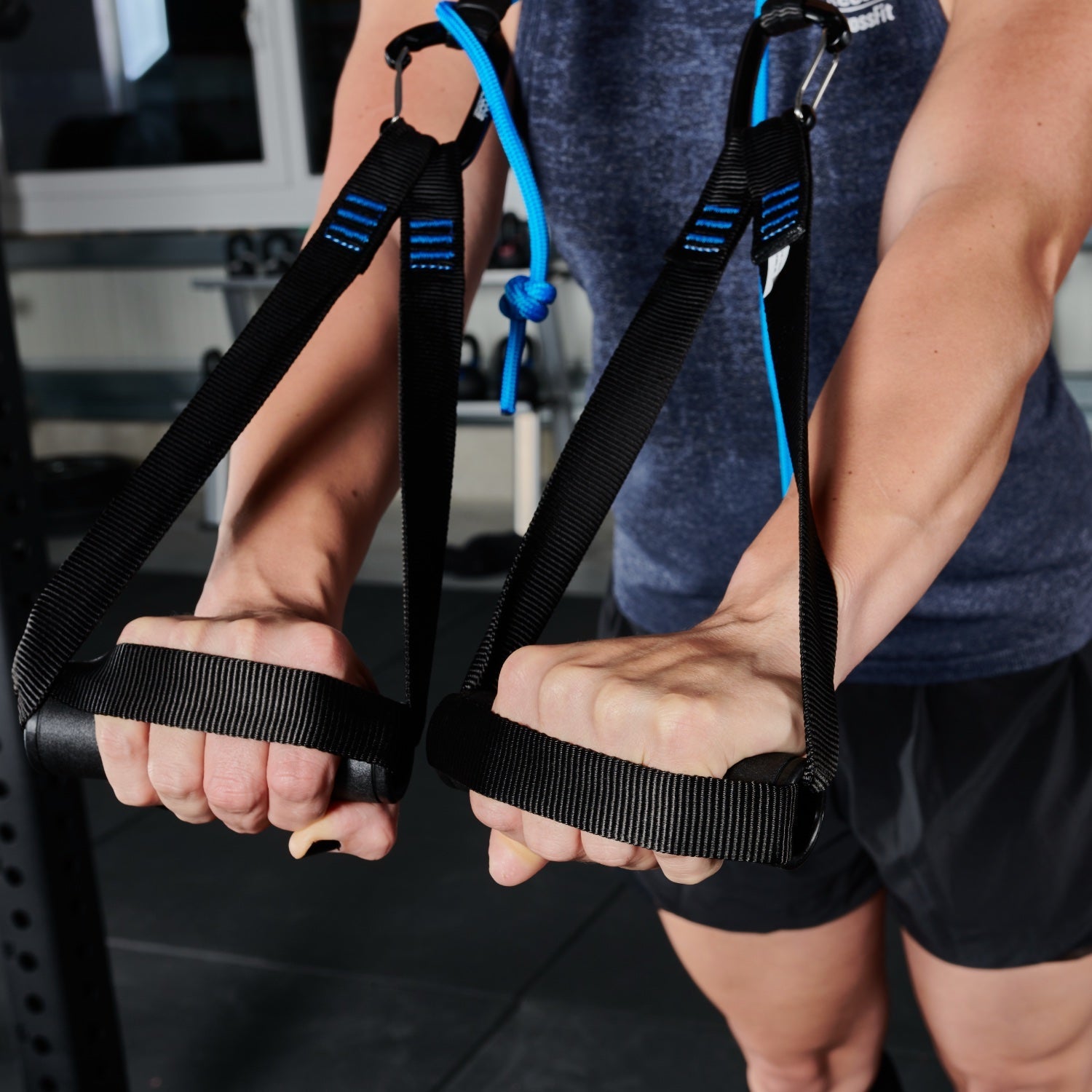 Handle Set with adjustable foot - and hand loops - aerobis fitness - NooMii