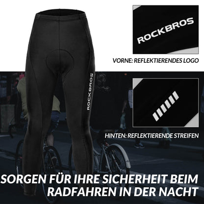 Herren Gepolsterte Fahrradhose Atmungsaktiv Herbst/Frühling - Fahrradhose ROCKBROS - EU - NooMii