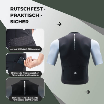 Herren Kurzarm Fahrradtrikot Schnelltrocken Atmungsaktiv Sommer - Fahrradtrikot ROCKBROS - EU - NooMii