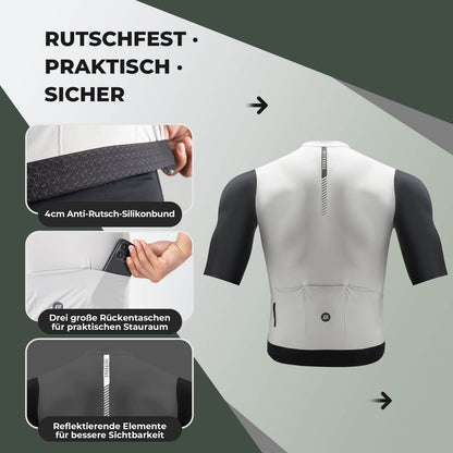 Herren Kurzarm Fahrradtrikot Schnelltrocken Atmungsaktiv Sommer - Fahrradtrikot ROCKBROS - EU - NooMii