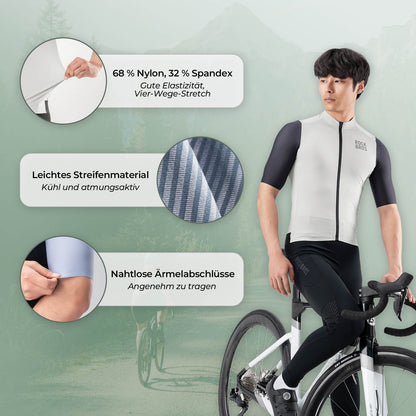 Herren Kurzarm Fahrradtrikot Schnelltrocken Atmungsaktiv Sommer - Fahrradtrikot ROCKBROS - EU - NooMii