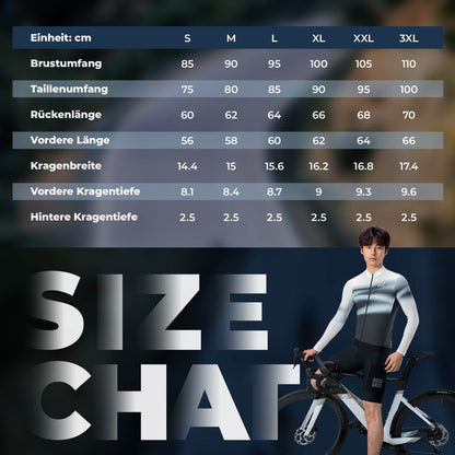 Herren Langarm - Radtrikot Schnell Trocknend Atmungsaktiv - Fahrradtrikot ROCKBROS - EU - NooMii