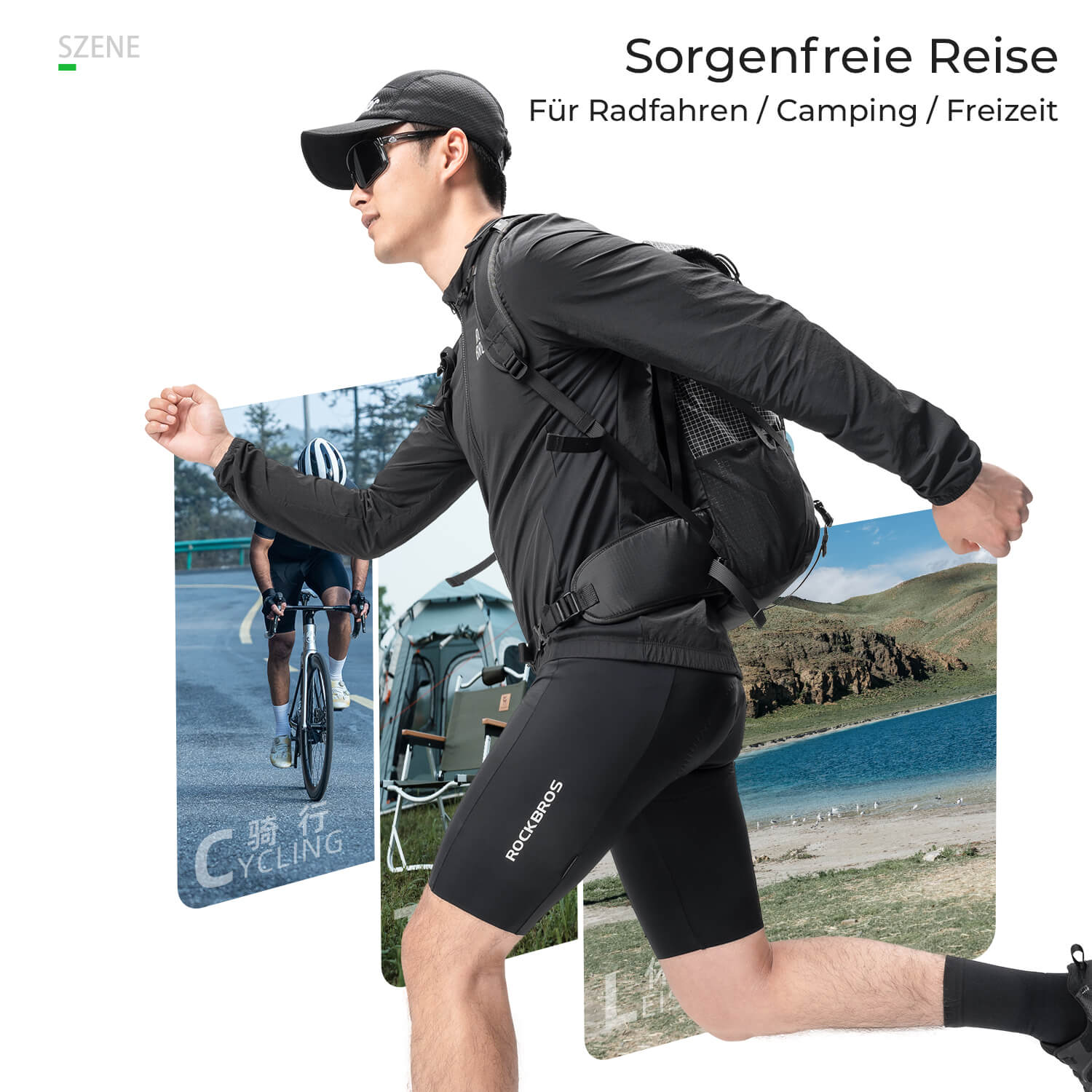 Herren Leichte Fahrradjacke Atmungsaktiv Frühling/Sommer - Fahrradjacke ROCKBROS - EU - NooMii