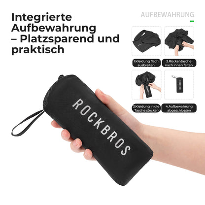 Herren Leichte Fahrradjacke Atmungsaktiv Frühling/Sommer - Fahrradjacke ROCKBROS - EU - NooMii