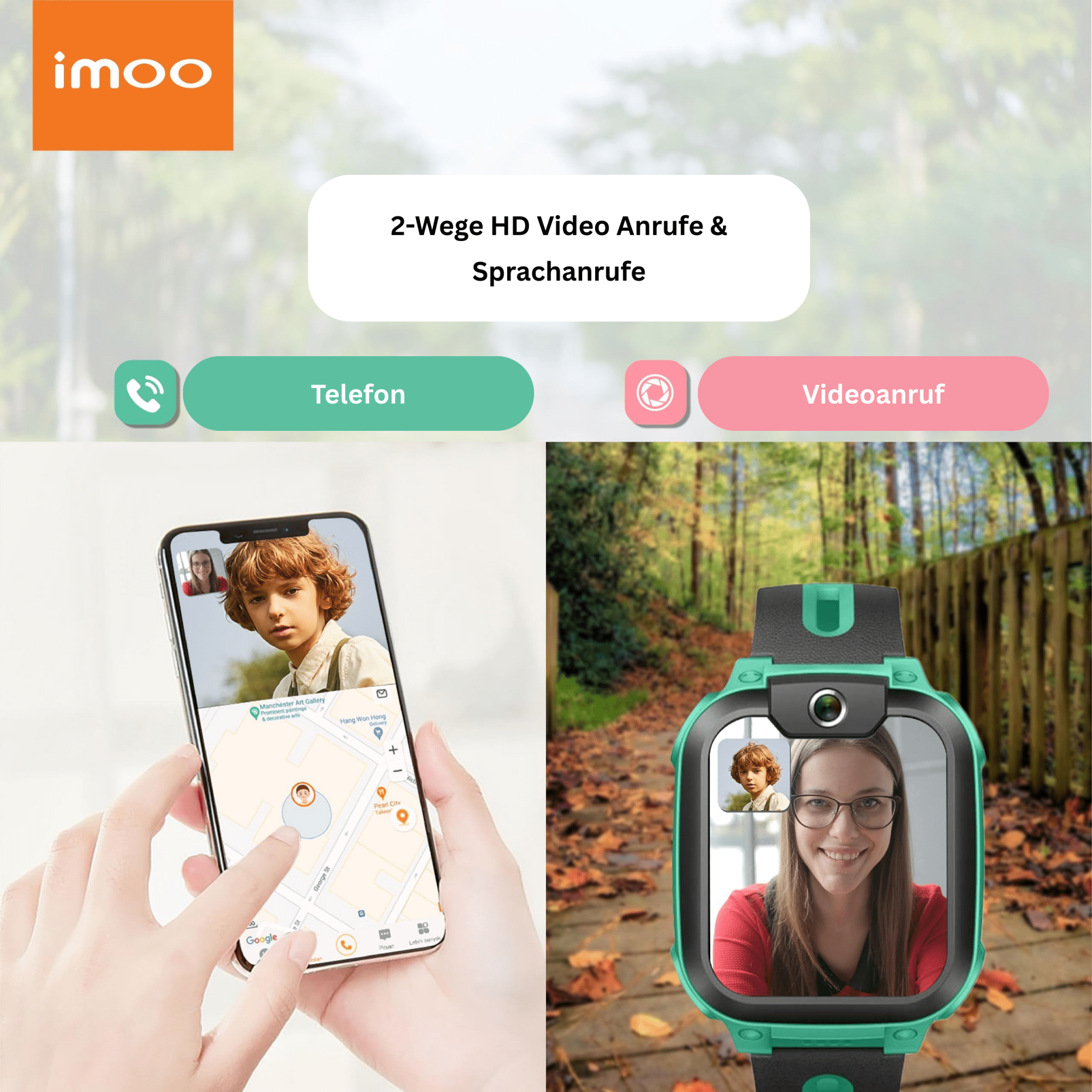 imoo Z1 Kinder - Smartwatch - Smartwatch IMOO - NooMii